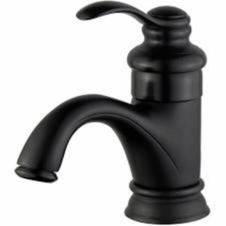 COMFORTCORRECT 2 x 4.9 x 5.9 in. Bardelona Single Handle Bathroom Vanity Faucet New Black CO2798295